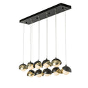 Hubbardton Forge Brooklyn 10-Light Double Shade Pendant - Standard - 131205 11