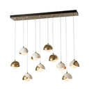Hubbardton Forge Brooklyn 10-Light Double Shade Pendant - Standard - 131205 8