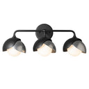 Hubbardton Forge Brooklyn 3-Light Double Shade Bath Sconce 