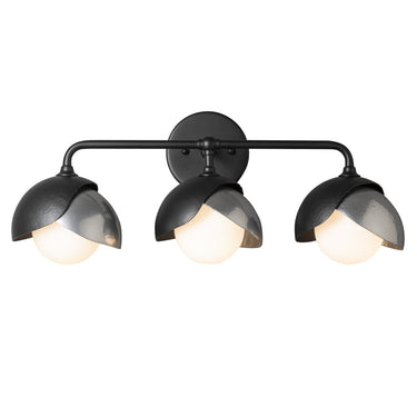 Hubbardton Forge Brooklyn 3-Light Double Shade Bath Sconce - 201375 1
