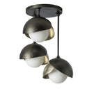 Hubbardton Forge Brooklyn 3-Light Double Shade Semi-Flush - 121374 5