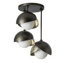 Hubbardton Forge Brooklyn 3-Light Double Shade Semi-Flush 3