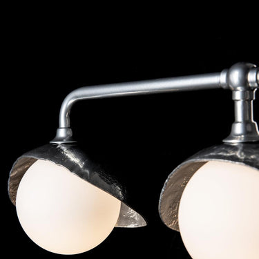Hubbardton Forge Brooklyn 3-Light Single Shade Bath Sconce 5