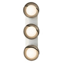 Hubbardton Forge Brooklyn 3-Light Straight Double Shade Bath Sconce 1