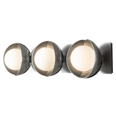 Hubbardton Forge Brooklyn 3-Light Straight Double Shade Bath Sconce 3