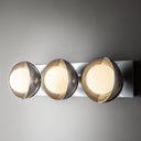 Hubbardton Forge Brooklyn 3-Light Straight Double Shade Bath Sconce 5