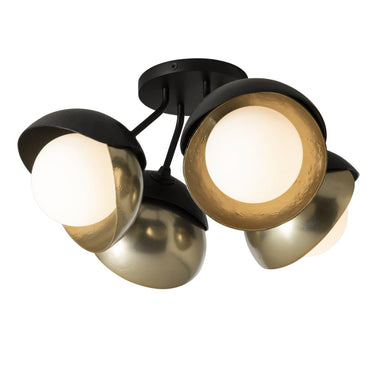 Hubbardton Forge Brooklyn 4-Light Double Shade Semi-Flush 2