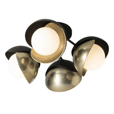 Hubbardton Forge Brooklyn 4-Light Double Shade Semi-Flush 