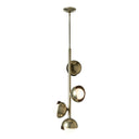 Hubbardton Forge Brooklyn 4-Light Double Shade Vertical Pendant - 131611 1