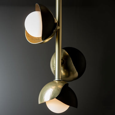 Hubbardton Forge Brooklyn 4-Light Double Shade Vertical Pendant - 131611 2