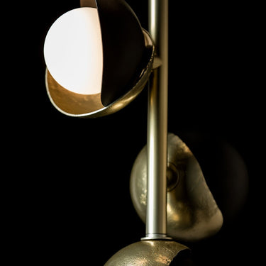 Hubbardton Forge Brooklyn 4-Light Double Shade Vertical Pendant - 131611 