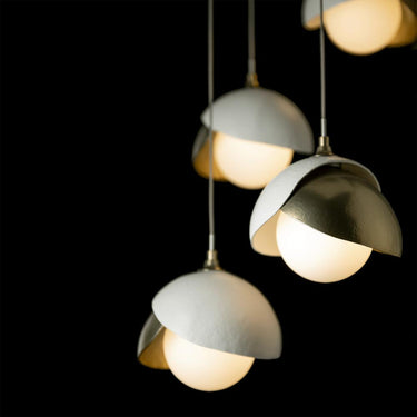 Hubbardton Forge Brooklyn 5-Light Double Shade Pendant 10