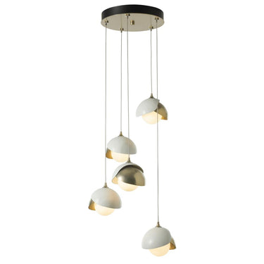 Hubbardton Forge Brooklyn 5-Light Double Shade Pendant 5