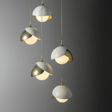 Hubbardton Forge Brooklyn 5-Light Double Shade Pendant 9