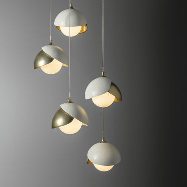 Hubbardton Forge Brooklyn 5-Light Double Shade Pendant - Standard - 131125 10