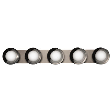 Hubbardton Forge Brooklyn 5-Light Straight Double Shade Bath Sconce 3