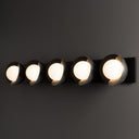 Hubbardton Forge Brooklyn 5-Light Straight Double Shade Bath Sconce 4