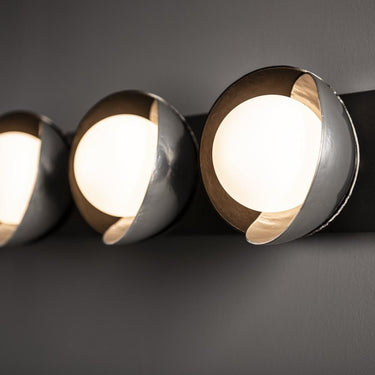 Hubbardton Forge Brooklyn 5-Light Straight Double Shade Bath Sconce 5