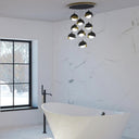 Hubbardton Forge Brooklyn 9-Light Double Shade Pendant 11