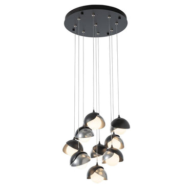 Hubbardton Forge Brooklyn 9-Light Double Shade Pendant 4