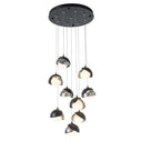 Hubbardton Forge Brooklyn 9-Light Double Shade Pendant 5