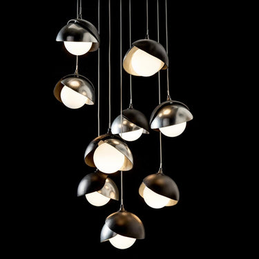 Hubbardton Forge Brooklyn 9-Light Double Shade Pendant 9