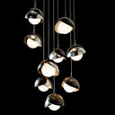 Hubbardton Forge Brooklyn 9-Light Double Shade Pendant - Standard - 131105 11