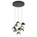 Hubbardton Forge Brooklyn 9-Light Double Shade Pendant - Standard - 131105 8