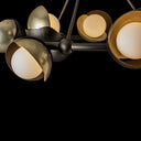 Hubbardton Forge Brooklyn 9-Light Double Shade Ring Pendant 10