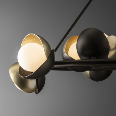 Hubbardton Forge Brooklyn 9-Light Double Shade Ring Pendant 11