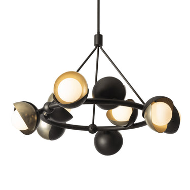 Hubbardton Forge Brooklyn 9-Light Double Shade Ring Pendant - 131068 10