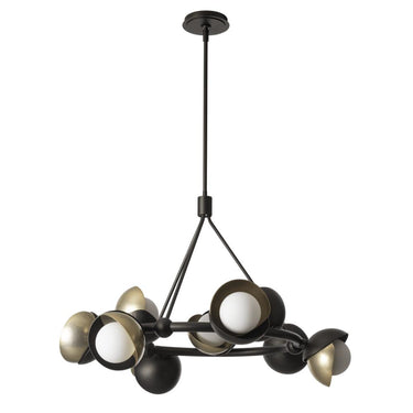Hubbardton Forge Brooklyn 9-Light Double Shade Ring Pendant 1
