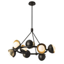 Hubbardton Forge Brooklyn 9-Light Double Shade Ring Pendant 3