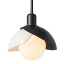 Hubbardton Forge Brooklyn Double Shade Art Glass Mini Pendant 5