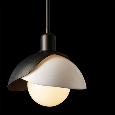 Hubbardton Forge Brooklyn Double Shade Art Glass Mini Pendant 6