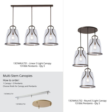 Hubbardton Forge Caliper Large Pendant 10