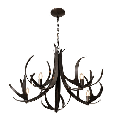 Hubbardton Forge Caribou 5-Light Chandelier - 101325