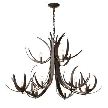 Hubbardton Forge Caribou 9-Light Tiered Chandelier - 101326