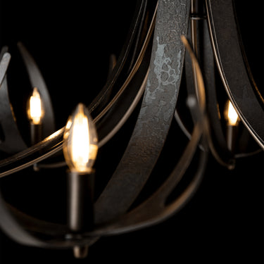 Hubbardton Forge Caribou 9-Light Tiered Chandelier - 101326