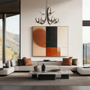 Hubbardton Forge Caribou 9-Light Tiered Chandelier - 101326