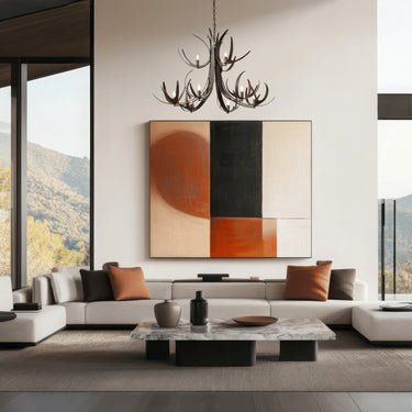 Hubbardton Forge Caribou 9-Light Tiered Chandelier - 101326