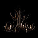 Hubbardton Forge Caribou 9-Light Tiered Chandelier - 101326