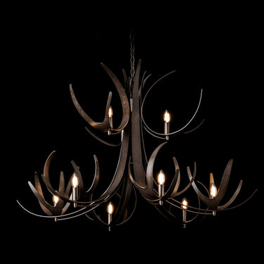 Hubbardton Forge Caribou 9-Light Tiered Chandelier - 101326