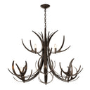 Hubbardton Forge Caribou 9-Light Tiered Chandelier - 101326