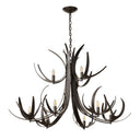 Hubbardton Forge Caribou 9-Light Tiered Chandelier - 101326