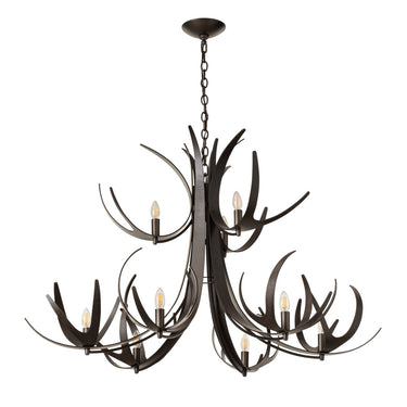Hubbardton Forge Caribou 9-Light Tiered Chandelier - 101326