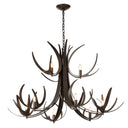 Hubbardton Forge Caribou 9-Light Tiered Chandelier - 101326