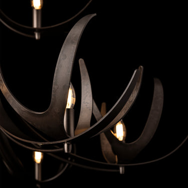 Hubbardton Forge Caribou 9-Light Tiered Chandelier - 101326