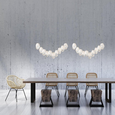 Hubbardton Forge Chrysalis 10-Light Large Crystal Pendant 10