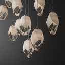 Hubbardton Forge Chrysalis 10-Light Large Crystal Pendant 8